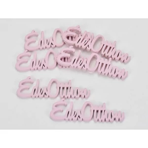 Fa felirat 10cm Édes Otthon, pink színű 6db/csomag