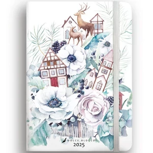 Dolce Blocco B6 heti zsebnaptá SECRET Calendar Blueberry Dream Lizzy naptár kollekció 2025