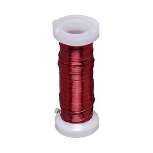 Drót réz 1mm piros 20m/tekercs