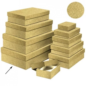 Díszdoboz papír téglalap arany S10/4 14,6 x 9,6 x 4,2 cm Az ár egy darabra vonatkozik!