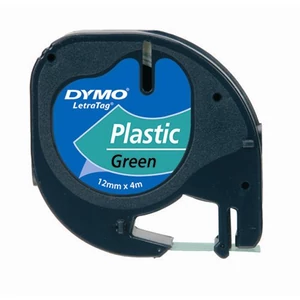 Feliratozó szalag Dymo 12mmx4m DYMO S0721590 zöld-fekete Feliratozógéphez szalagok