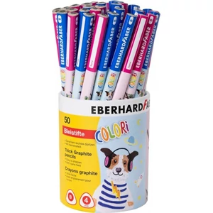 Eberhard-Faber grafitceruza háromszögletű JUMBO COLORI B kék/rózsasz