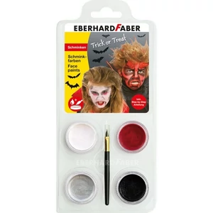 Eberhard Faber arcfesték 4db-os ÖRDÖG/DRAKULA Halloween 