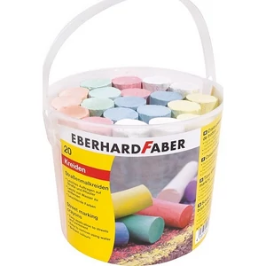 Eberhard Faber aszfaltkréta 20db-os színes műanyag vödörben E526512