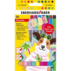 Eberhard Faber filckészlet 20db-os kétvégű E550020