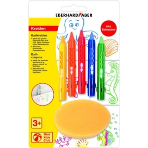 Eberhard Faber fürdőkréta EF-Fürdőkréta készlet 5db-os fogóval+Szivacs BL. E524105