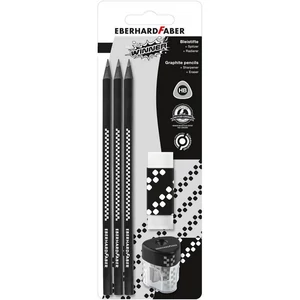Eberhard Faber grafitceruza 3Db-Os +Hegyező+Radír WINNER HB BL.