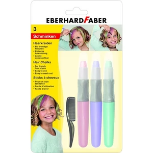 Eberhard Faber hajszínező EF-Hajszínező kréta 3db-os pasztell szín csavarható mechanikával E579202