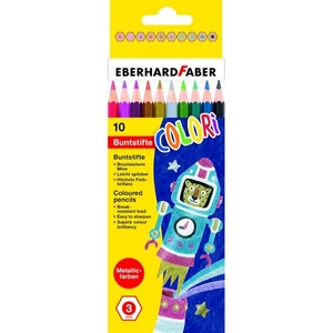 Eberhard Faber színes ceruza 10db-os metál E514808