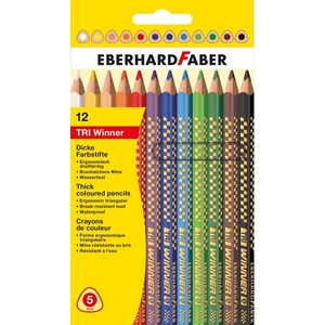 Eberhard Faber Színes ceruza 12db Tri Winner. E518412