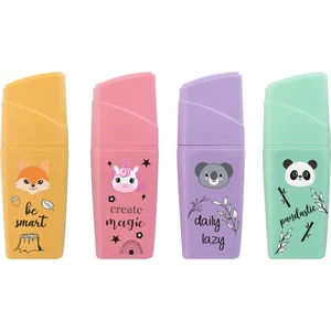 Eberhard Faber Szövegkiemelő készlet 4db-os ANIMAL mini pasztell 551415