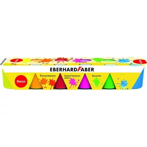 Eberhard Faber tempera 6x25ml-es tégelyes "neon színek E575507