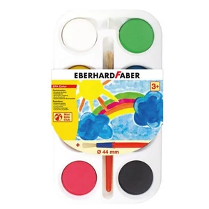 Eberhard Faber vízfesték EF-Vízfesték 8db-os+ecset 44mm korong E577008