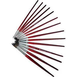 Ecset No.1 Pulse kerek festett fanyél, póniszőr Iskolaszerek PULSE 220223