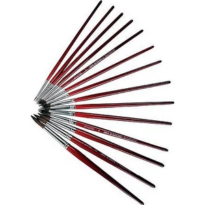 Ecset No.2 Pulse kerek festett fanyél, póniszőr Iskolaszerek PULSE 220224