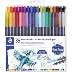 Ecsetiron készlet 36 Staedtler Marsgraphic Duo kétvégű 36színű készlet Írószerek STAEDTLER 3001 TB36