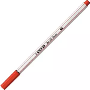 Ecsetiron piros Stabilo Pen 68' Brush Írószerek STABILO 568/48