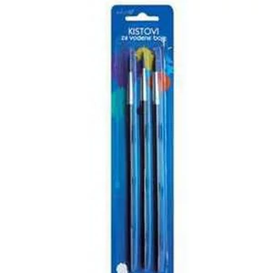 Ecsetkészlet Educa 6-8-10 Educa ecset 6,8,10 sörte,aquarell, fanyelű