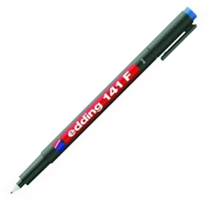 Edding 141F kék OHP permanent alkoholos marker 0,6mm filc, marker