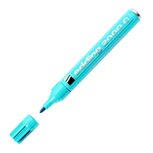 Edding 2000 világoskék permanent alkoholos marker 1,5-3mm kúpos hegyű filc, marker