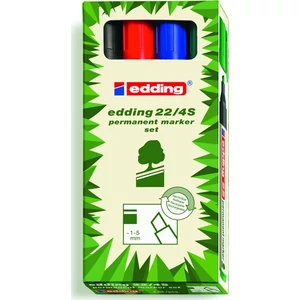 Edding 22/4 marker Ecoline permanent 4 Klf.