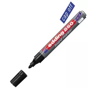 Edding 250 boardmarker fekete táblamarker 1,5-3mm flipchart marker táblafilc, táblamarker