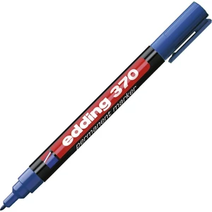 Edding 370 alkoholo smarker permanent Kék műanyag, üveg, fém, fa