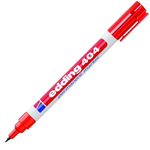 Edding 404 alkoholos marker kerek hegyű alkoholos piros 0,75mm Marker permanent Edding 404