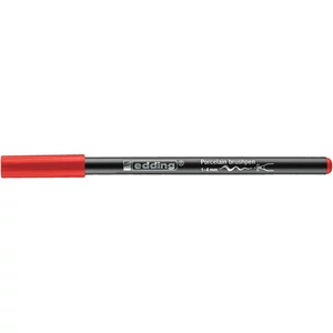 Edding 4200 porcelán marker ecsetirón piros 002 Porcelán marker ecsetjellegű