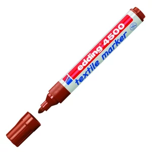 Edding 4500 barna T-shirt Textil-marker 2-3mm kerek hegyű Textilmarker Edding 4500