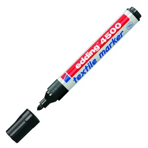 Edding 4500 T-Shirt fekete Textil-marker 2-3mm kerek hegyű Textilmarker Edding 4500