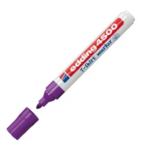 Edding 4500 lila T-shirt Textil-marker 2-3mm kerek hegyű Textilmarker Edding 4500