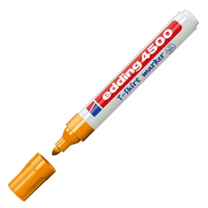 Edding 4500 narancs T-shirt Textil-marker 2-3mm kerek hegyű Textilmarker Edding 4500