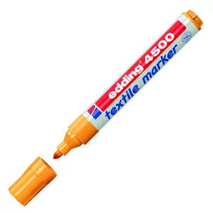 Edding 4500 neon narancs T-shirt Textil-marker 2-3mm kerek hegyű Textilmarker Edding 4500