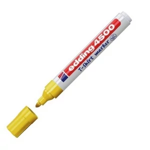 Edding 4500 sárga T-shirt Textil-marker 2-3mm kerek hegyű Textilmarker Edding 4500