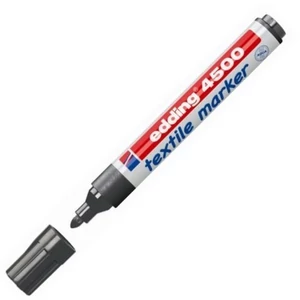 Edding 4500 szürke T-shirt Textil-marker 2-3mm kerek hegyű Textilmarker Edding 4500