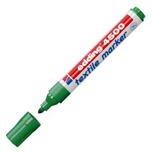 Edding 4500 zöld T-shirt Textil-marker 2-3mm kerek hegyű Textilmarker Edding 4500