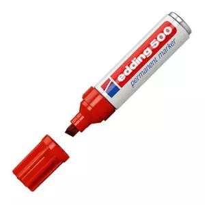 Edding 500 piros vágott hegyű pemament alkoholos marker 2-7mm alkoholos-marker 2-7mm