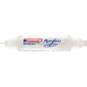 Edding 5400 Akril marker (2-3 Mm/5-10 Mm) Traffic White 3D DOUBLE LINER