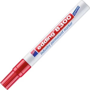 Edding 8300 piros ipari marker kerek 1,5-3mm filc, marker