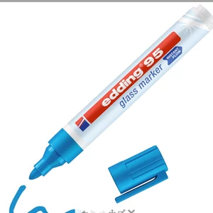 Edding 95 ABLAK MARKER GLASS MARKER világoskék D10 kerek hegyűvonalvastagság:2-3mm