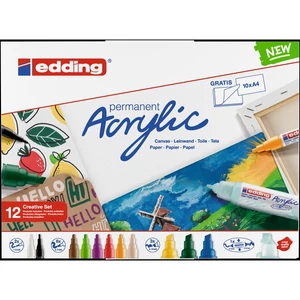 Edding Akril marker szett 12 Creative Set Basic' 