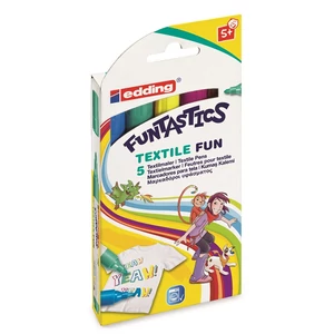 Edding Funtastics 17/5 T-shirt Textil-marker 5-ös készlet filc, marker
