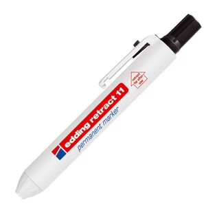 Edding retract 11 fekete permanent alkoholos marker 1,5-3mm filc, marker