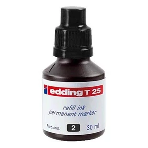 Edding T25 fekete tinta alkoholos markerekhez 30ml filc, marker