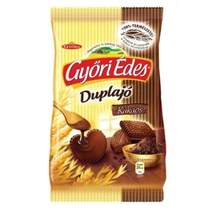 Édes kekszek Győri Győri édes duplajó keksz, kakaó-csokis 180g
