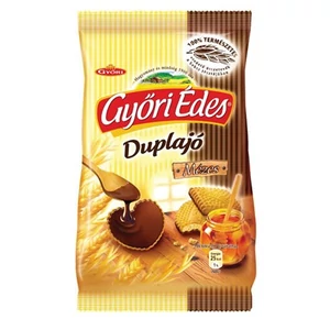 Édes kekszek Győri Győri édes duplajó keksz, mézes-csokis 180g