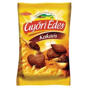 Édes kekszek Győri kakaós ízű, 150g KHE327