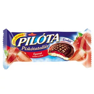 Édes kekszek Győri Pilóta piskótatallér, eper, 147g KHE009