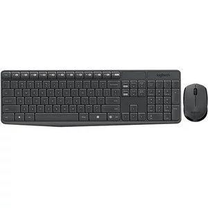 Egér- és billentyűzet készlet vezeték nélküli USB HUN LOGITECH MK235